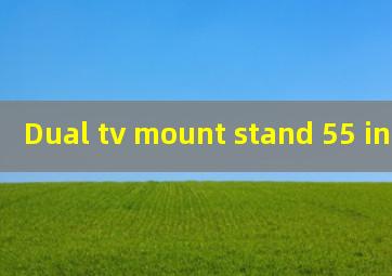  Dual tv mount stand 55 inch
